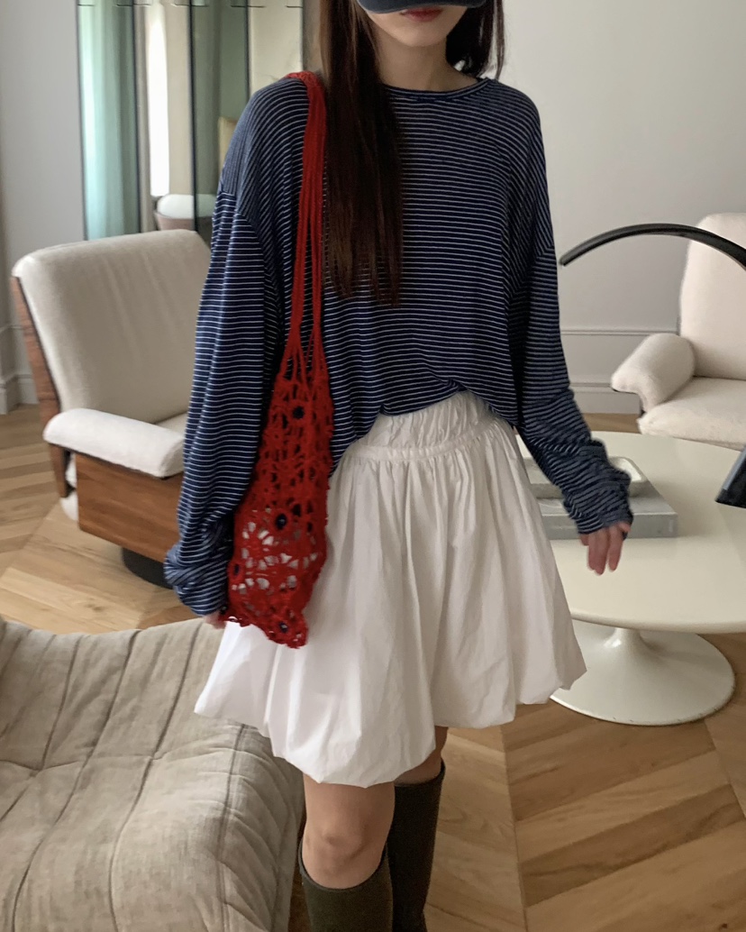 PEBBLE韓國直郵㊣東大門實拍女裝新款推薦25春夏休閑時尚短裙PEBBLE/LAYER短裙