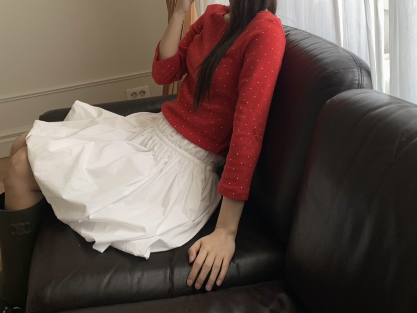 PEBBLE韓國直郵㊣女裝新品休閑時尚熱賣人氣推薦25春夏長袖T恤PEBBLE/LAYER長袖T恤