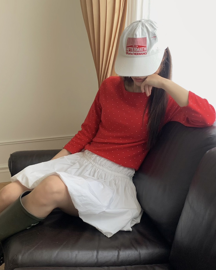 PEBBLE韓國直郵㊣女裝新品休閑時尚熱賣人氣推薦25春夏長袖T恤PEBBLE/LAYER長袖T恤