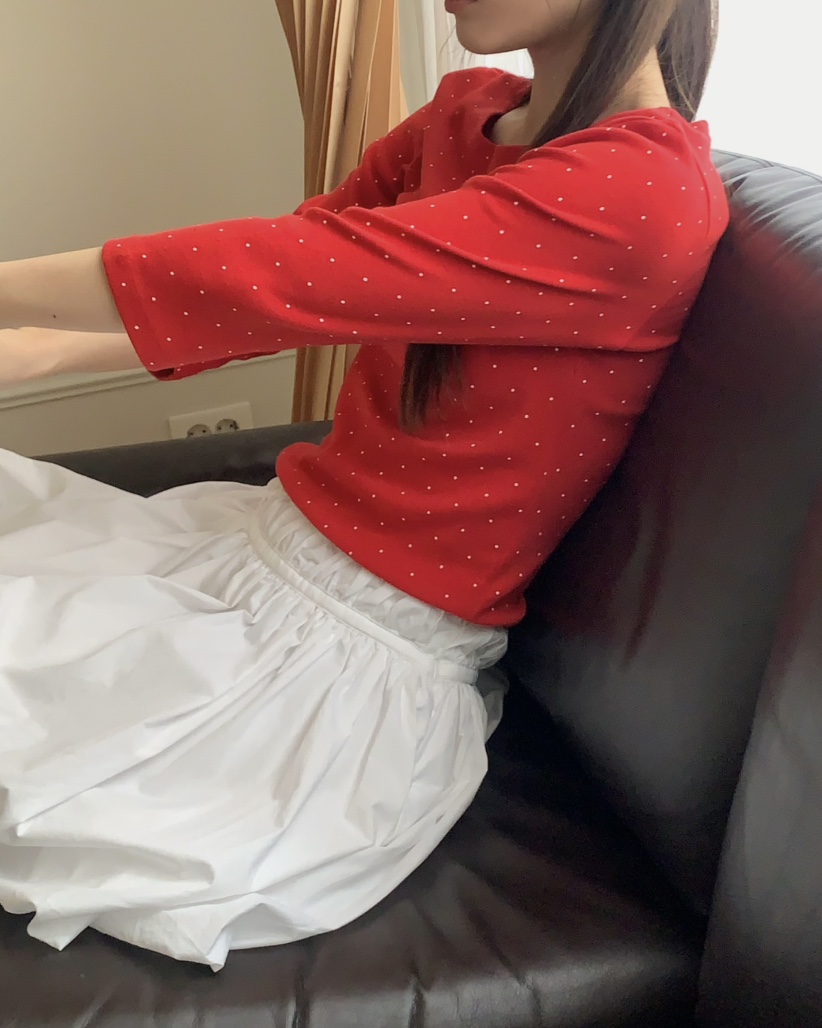 PEBBLE韓國直郵㊣女裝新品休閑時尚熱賣人氣推薦25春夏長袖T恤PEBBLE/LAYER長袖T恤