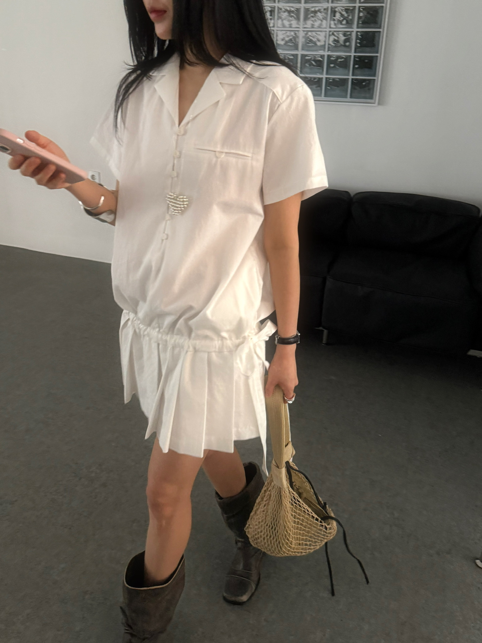 JADEMARKET韓國直郵㊣東大門實拍女裝新款人氣25春夏連衣裙JADE MARKET連衣裙
