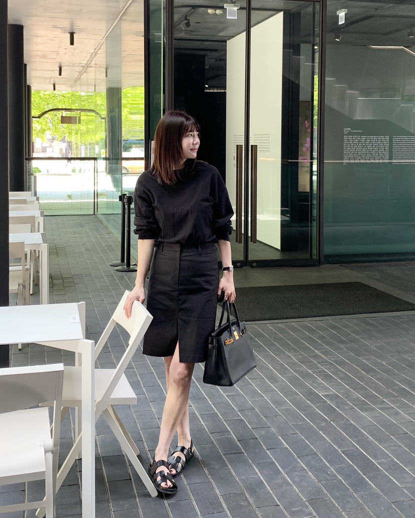 COURGETTE韓國直郵㊣女裝新款時尚推薦休閑25春夏半身裙中短裙COURGETTE半身裙/中短裙