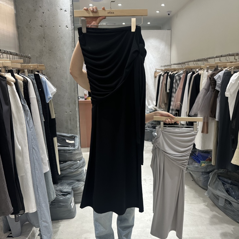 PITA韓國直郵㊣東大門實拍女裝新款休閑推薦25春夏人氣長裙THE VERLIN/piTa長裙圖色2