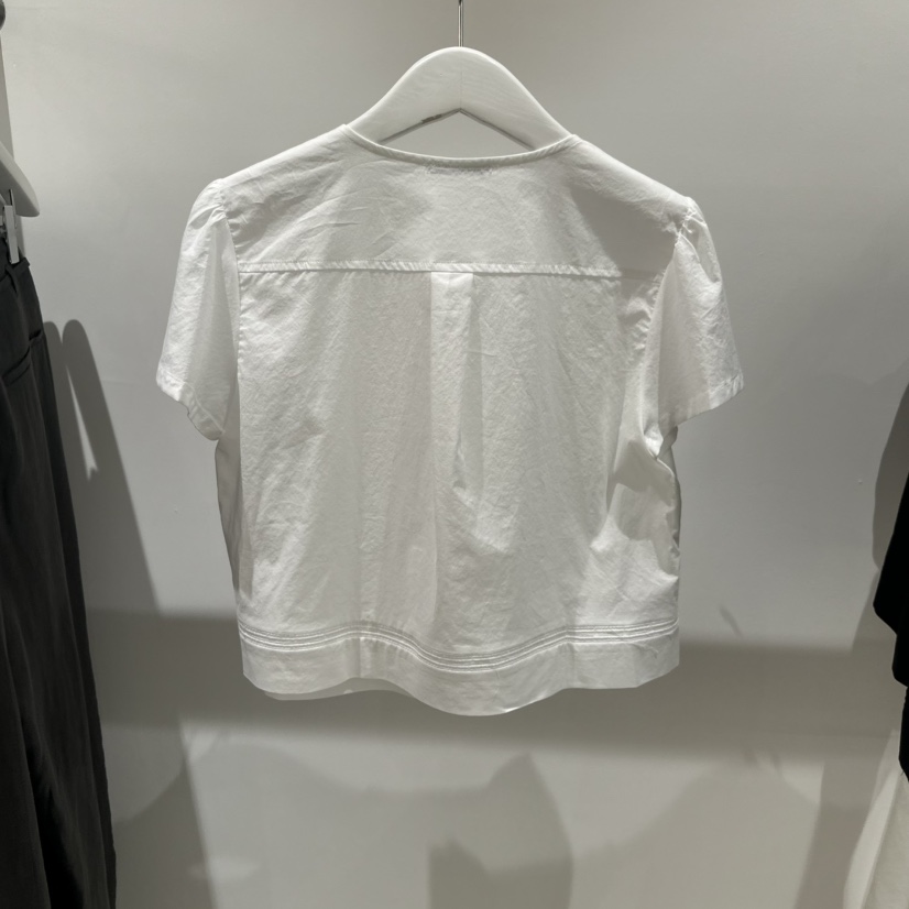 HELVETICA直郵韓國代購㊣女裝新品熱賣25春夏襯衫蕾絲衫蕾絲HELVETICA襯衫/蕾絲衫