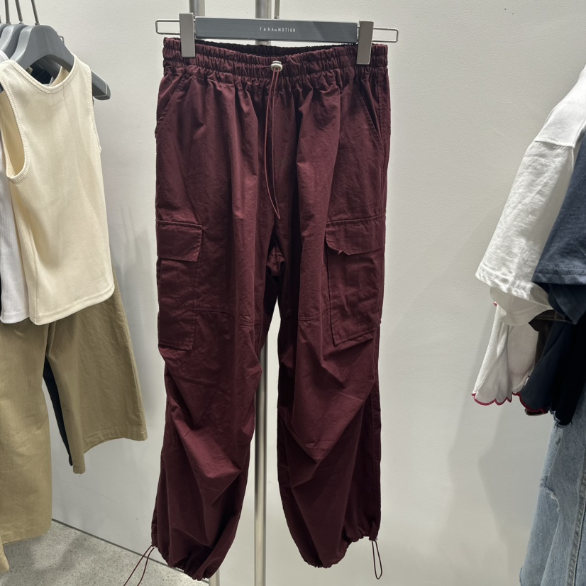 TARABY MOTION直郵韓國代購㊣女裝新品推薦25春夏休閑褲口袋TARABY MOTION休閑褲圖色2