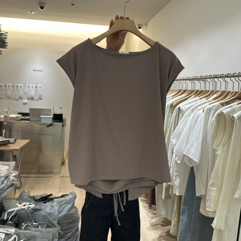 EFFERVESCENT韓國直郵㊣女裝新品熱賣休閑人氣25春夏時尚T恤evc/effervescentT恤