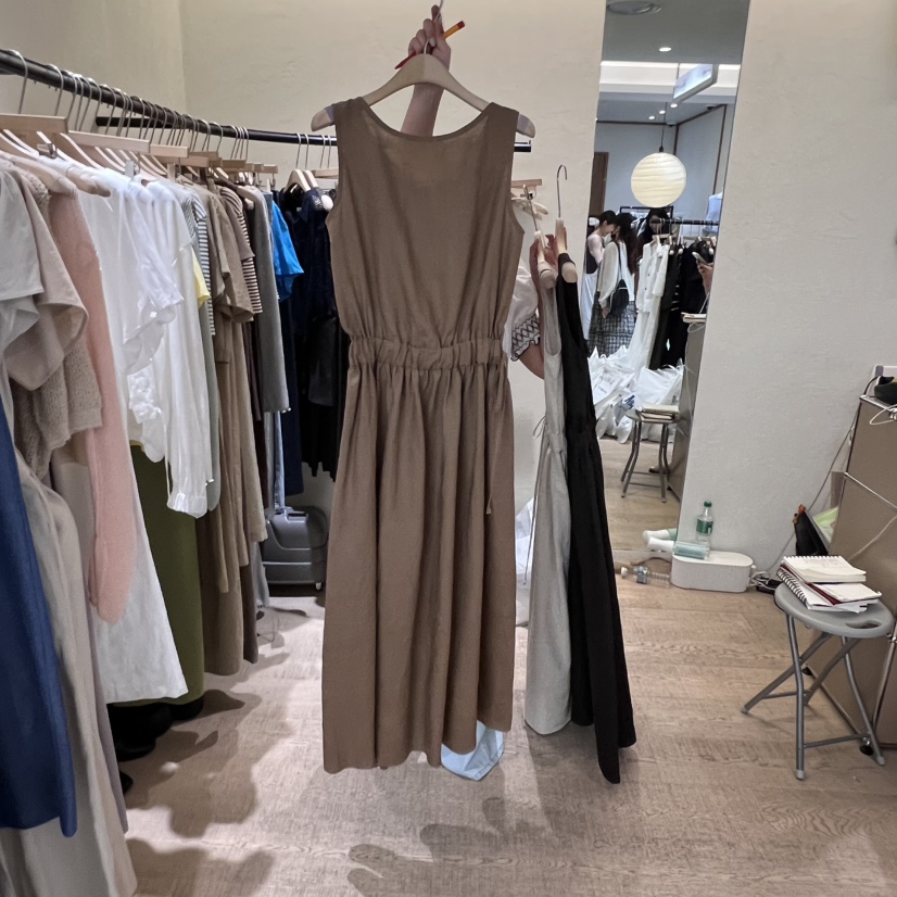 W AND J韓國㊣直郵東大門代購女裝新品熱賣人氣休閑連衣裙W AND J連衣裙圖色2
