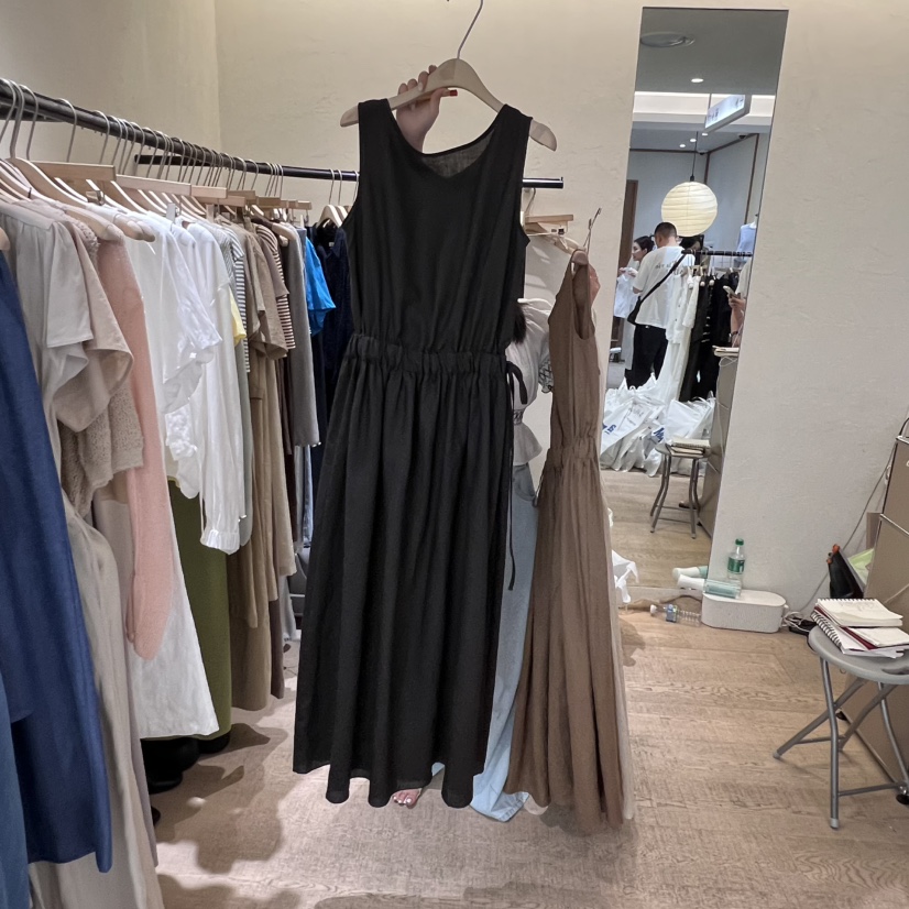W AND J韓國㊣直郵東大門代購女裝新品熱賣人氣休閑連衣裙W AND J連衣裙圖色3