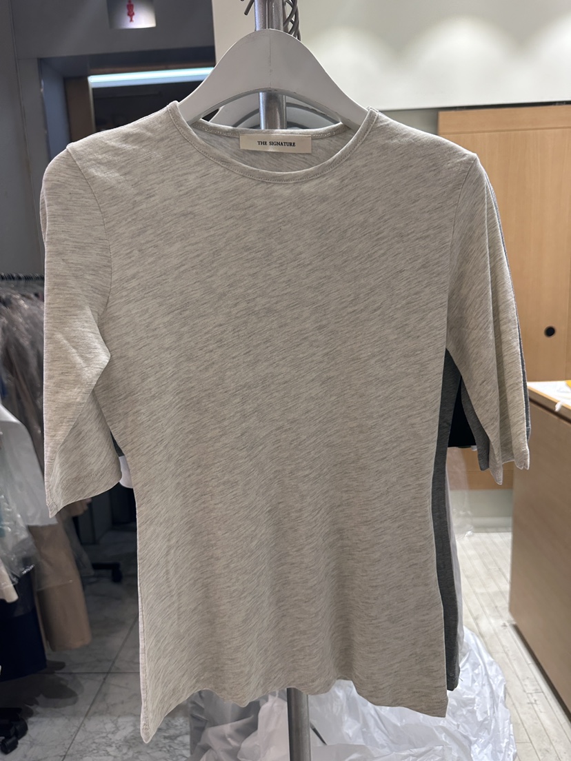 THE SIGNATURE直郵韓國代購㊣女裝新品人氣推薦休閑熱賣T恤THE SIGNATURET恤圖色5