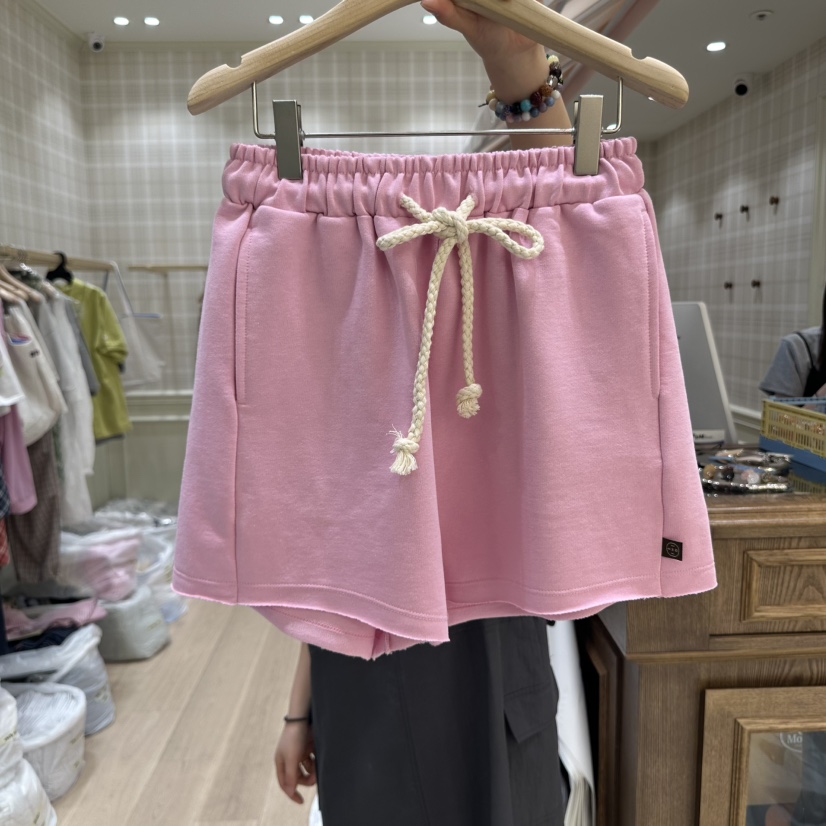 OURMOMENT直郵韓國代購㊣女裝新品人氣休閑25春夏熱賣推薦短褲OURMOMENT短褲圖色2
