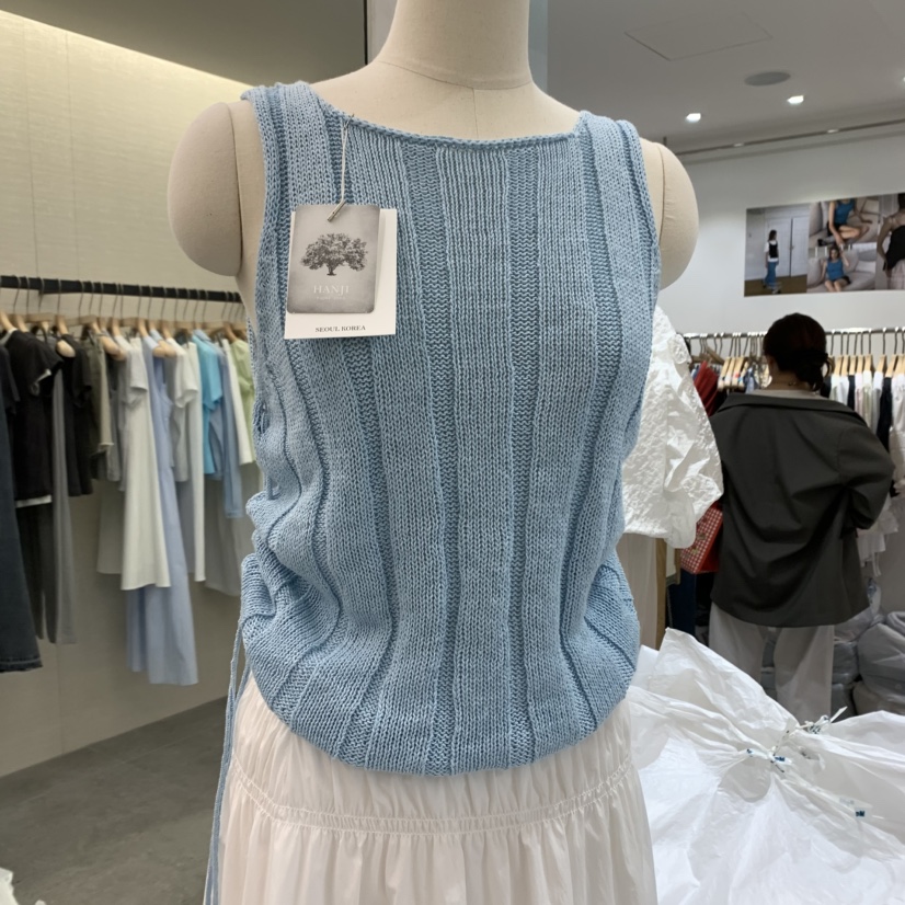 AND THE直郵韓國代購㊣女裝新品時尚推薦25春夏人氣吊帶背心AND THE吊帶/背心圖色3