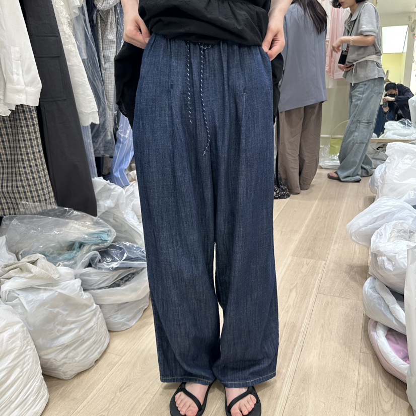 OURMOMENT韓國㊣直郵東大門代購女裝新品熱賣推薦時尚休閑褲OURMOMENT休閑褲圖色2