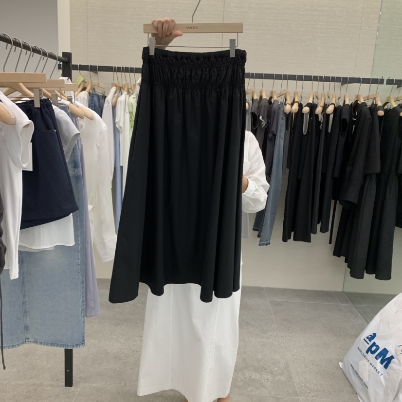 AND THE直郵韓國代購㊣女裝新品25春夏人氣推薦半身裙中短裙AND THE半身裙/中短裙圖色3