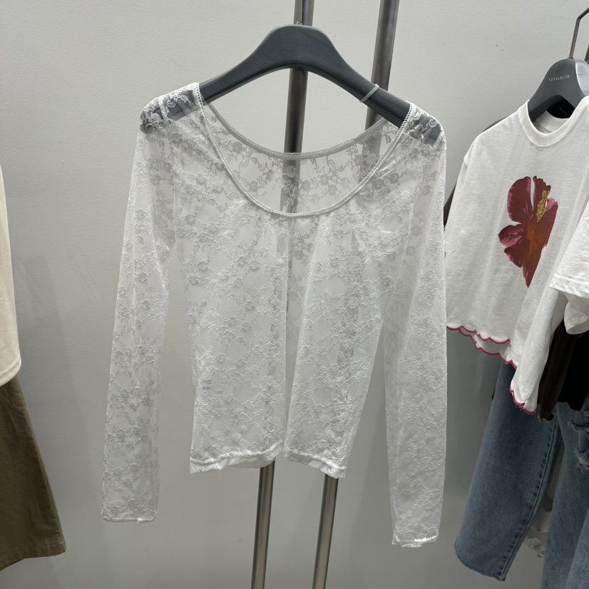 TARABY MOTION直郵韓國代購㊣女裝新款熱賣時尚襯衫蕾絲衫TARABY MOTION襯衫/蕾絲衫