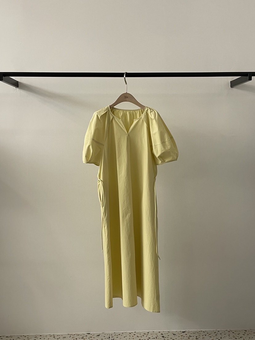 DARIMI-P韓國直郵㊣東大門實拍女裝新品人氣時尚連衣裙含腰繩2da/DARIMI-P連衣裙