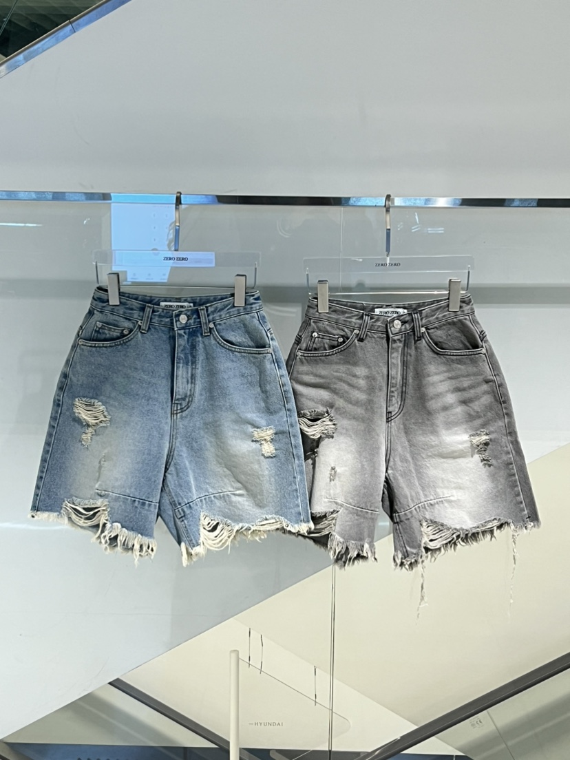 ZEROZERO韓國直郵㊣東大門實拍女裝新品人氣休閑時尚短褲復古ZEROZERO短褲