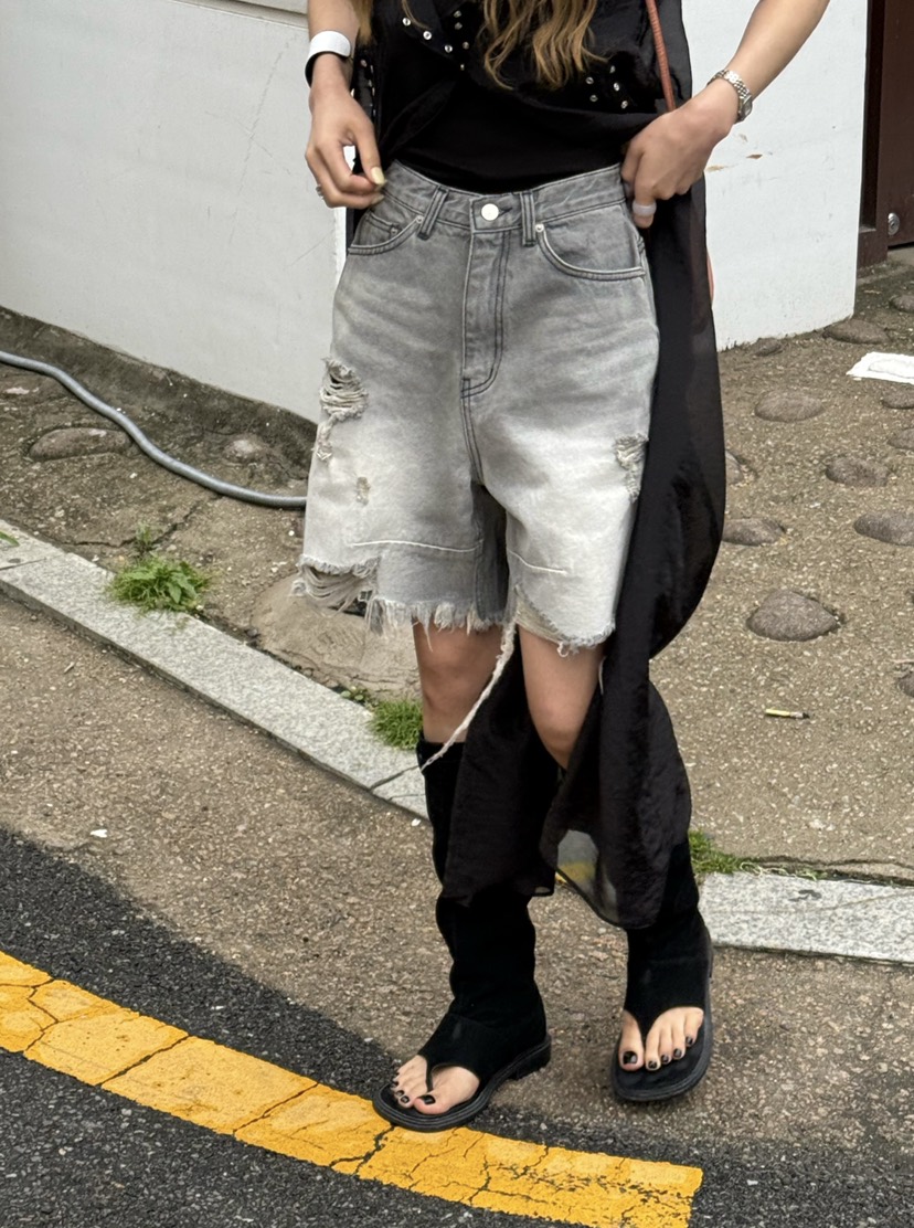 ZEROZERO韓國直郵㊣東大門實拍女裝新品人氣休閑時尚短褲復古ZEROZERO短褲圖色2