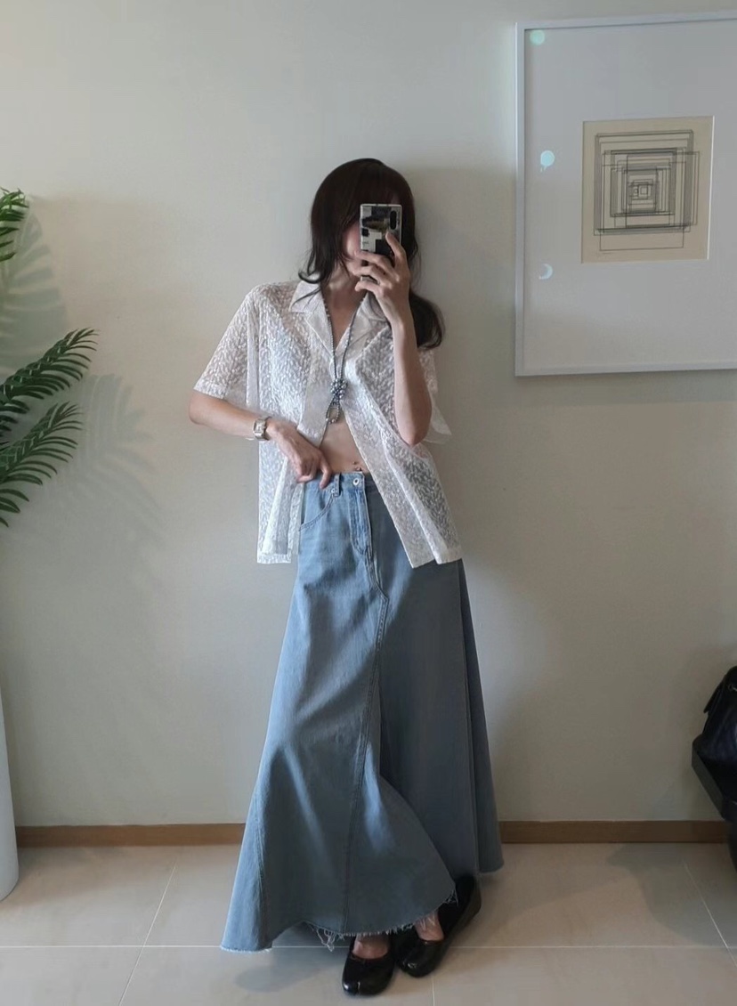 GENTLE B韓國直郵㊣女裝新品時尚推薦25春夏人氣休閑熱賣長裙GENTLE B長裙