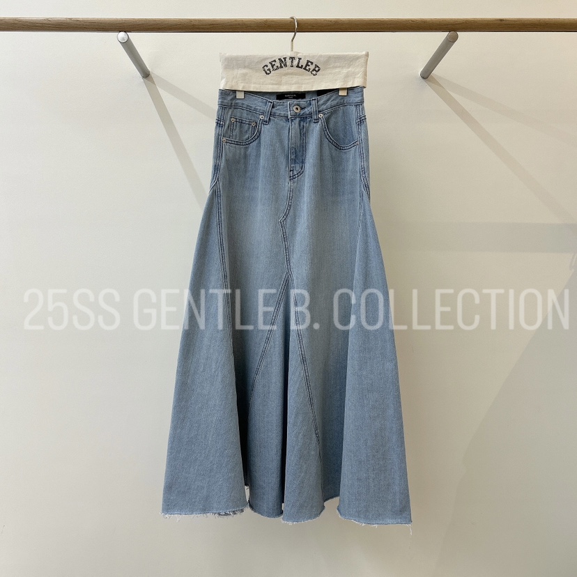 GENTLE B韓國直郵㊣女裝新品時尚推薦25春夏人氣休閑熱賣長裙GENTLE B長裙