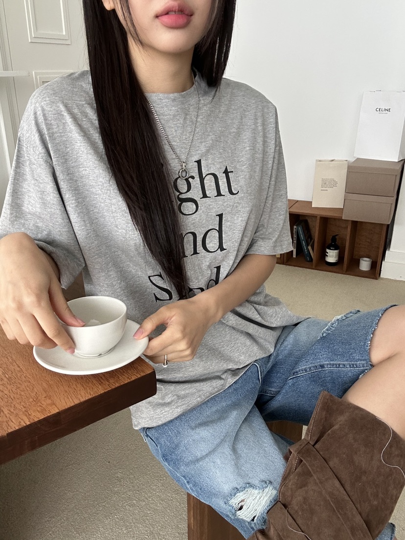 I MFACT直郵韓國代購㊣女裝新品推薦25春夏時尚休閑熱賣T恤I MFACTT恤