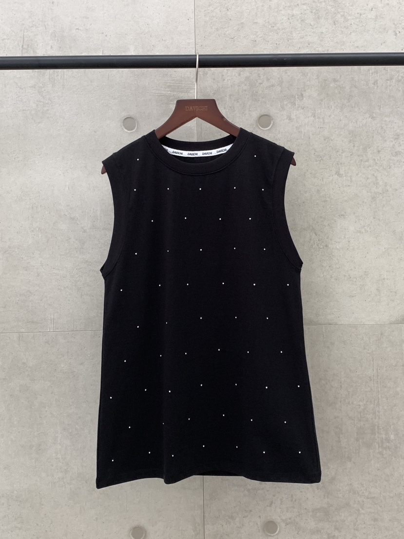 DAVICHI韓國直郵㊣東大門實拍女裝新品時尚25春夏休閑吊帶背心DAVICHI吊帶/背心圖色2