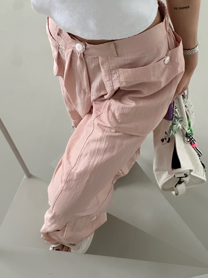 ZEROZERO直郵韓國代購㊣女裝新款熱賣25春夏人氣休閑褲口袋ZEROZERO休閑褲