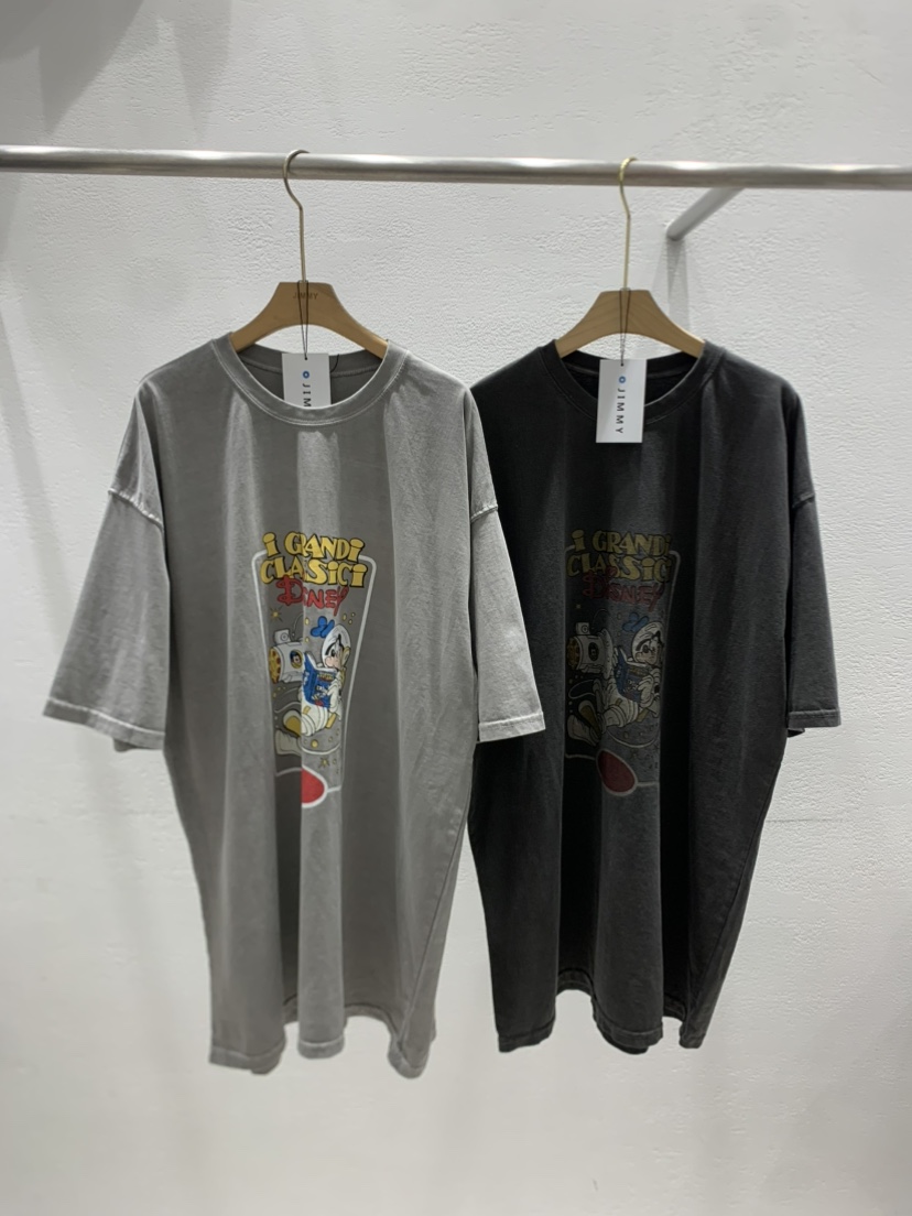 JIMMY韓國直郵㊣東大門實拍女裝新款休閑人氣25春夏時尚T恤JIMMY/REMAKET恤