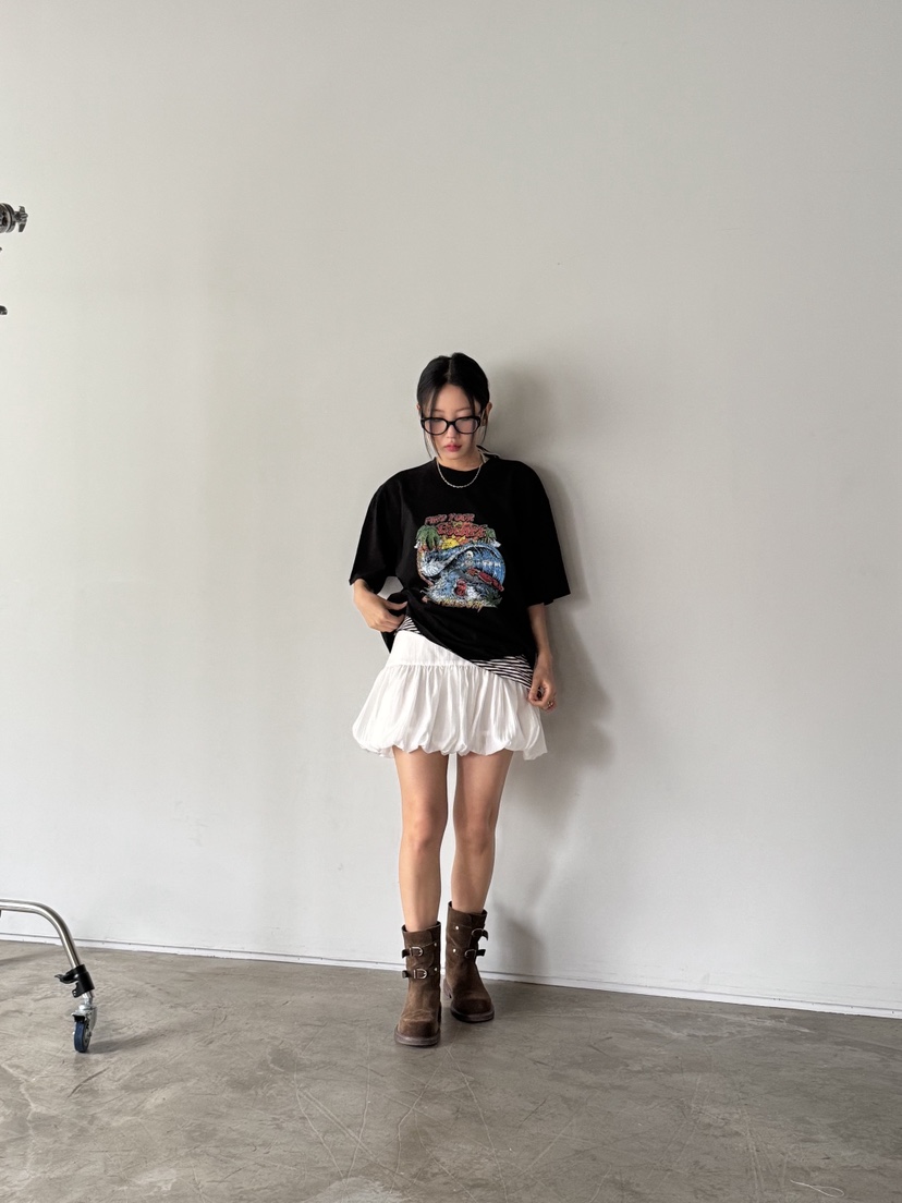 SUNDER MARKET韓國直郵㊣女裝新品時尚人氣休閑熱賣25春夏短裙SUNDER MARKET短裙