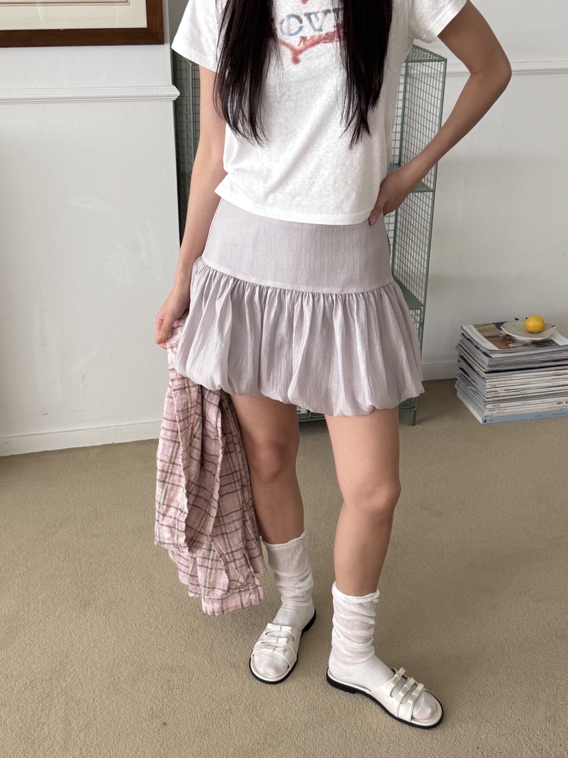 SUNDER MARKET韓國直郵㊣女裝新品時尚人氣休閑熱賣25春夏短裙SUNDER MARKET短裙