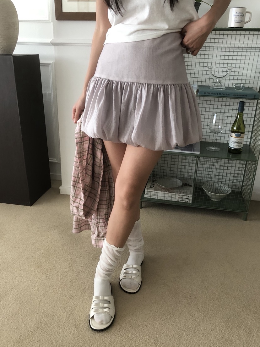 SUNDER MARKET韓國直郵㊣女裝新品時尚人氣休閑熱賣25春夏短裙SUNDER MARKET短裙