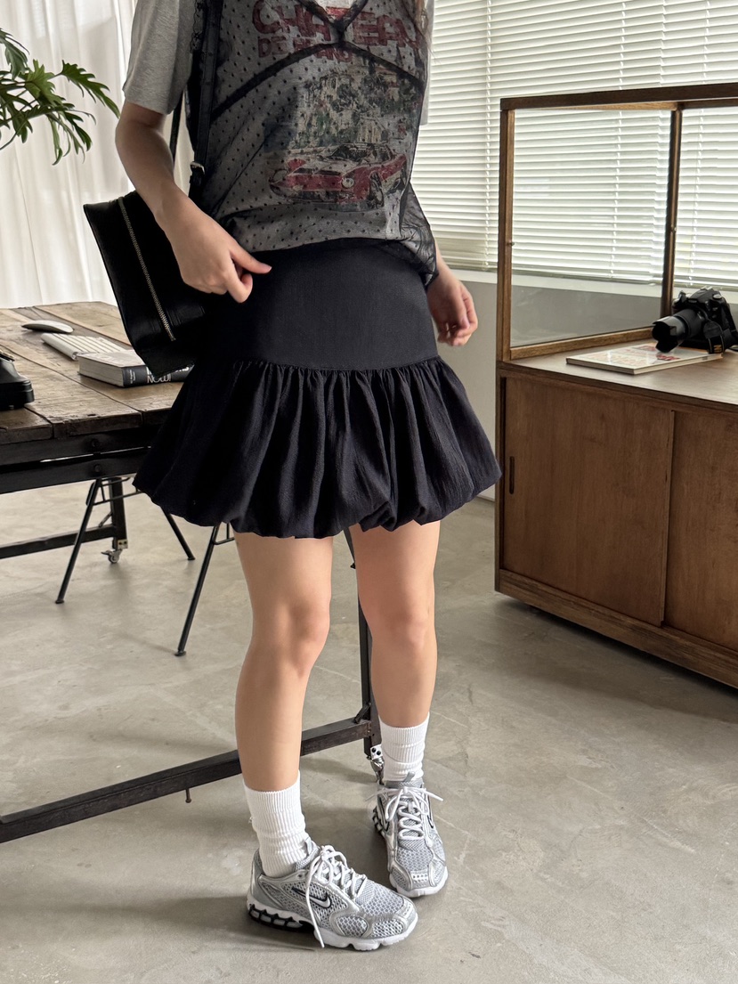 SUNDER MARKET韓國直郵㊣女裝新品時尚人氣休閑熱賣25春夏短裙SUNDER MARKET短裙圖色2