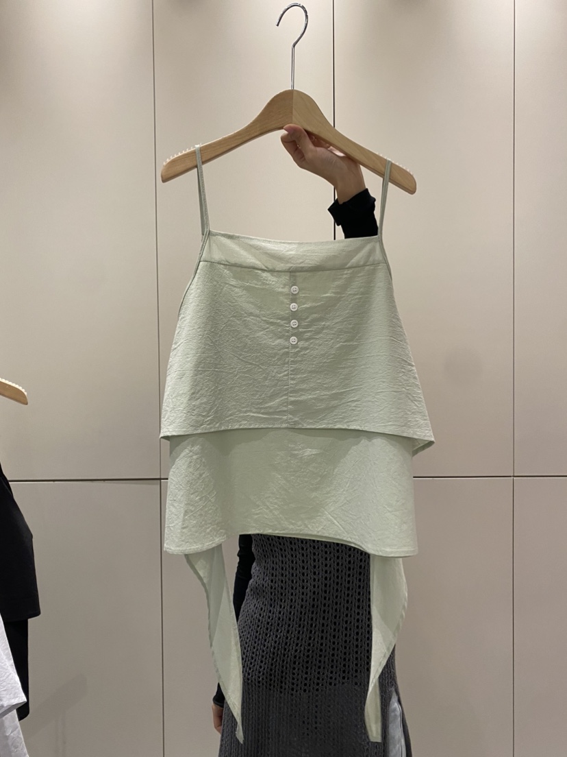 SOF韓國直郵㊣女裝新款時尚推薦熱賣休閑25春夏人氣吊帶背心SOF吊帶/背心圖色1