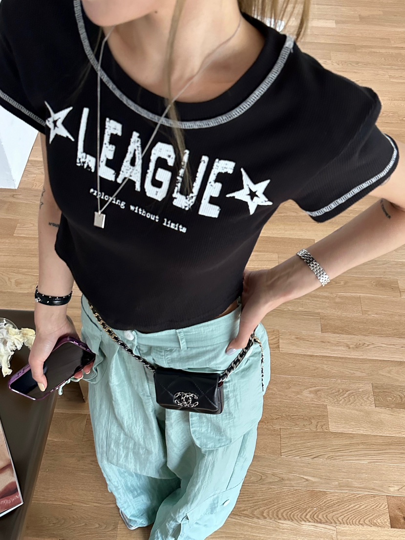 ZEROZERO直郵韓國代購㊣女裝新品25春夏推薦休閑熱賣時尚T恤ZEROZEROT恤
