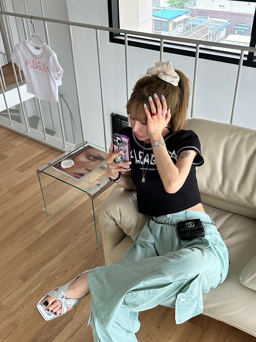 ZEROZERO直郵韓國代購㊣女裝新品25春夏推薦休閑熱賣時尚T恤ZEROZEROT恤