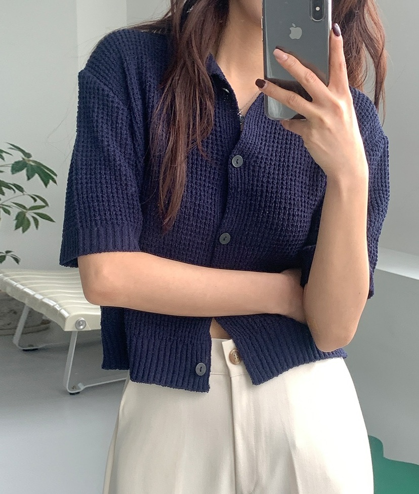 OLA韓國㊣直郵東大門代購女裝新款25春夏推薦休閑熱賣針織衫mellor/OLA針織衫