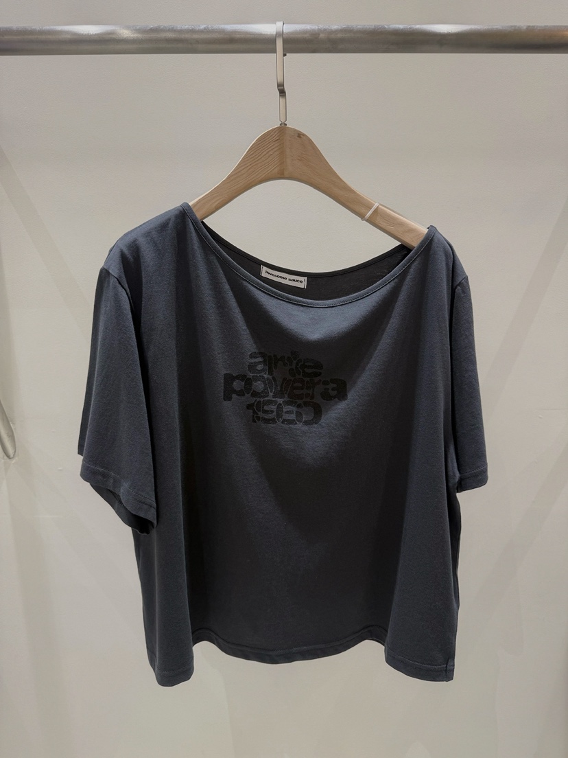 AWESOMESAUCE韓國直郵㊣東大門實拍女裝新款時尚推薦休閑T恤AWESOME SAUCET恤圖色3