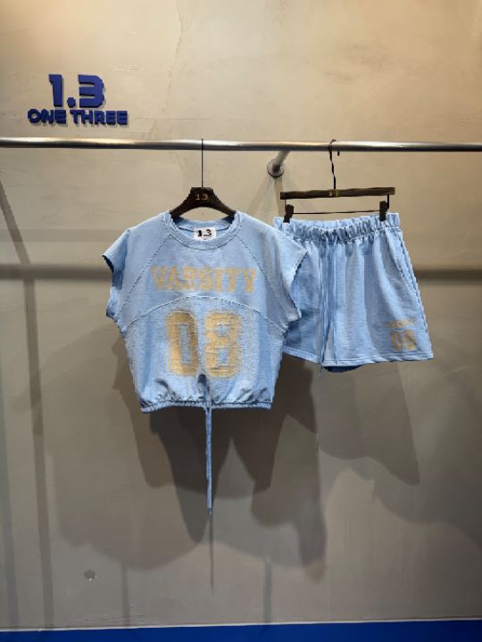 1.3直郵韓國代購㊣女裝新款時尚人氣推薦25春夏休閑套裝套裝1.3套裝圖色2