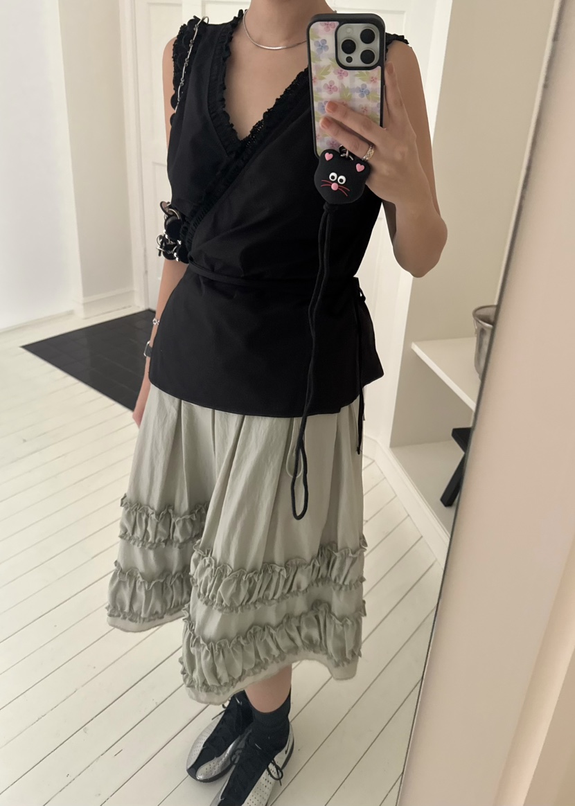 OUPPT韓國㊣直郵東大門代購女裝新品25春夏休閑時尚推薦馬甲OUPPT馬甲