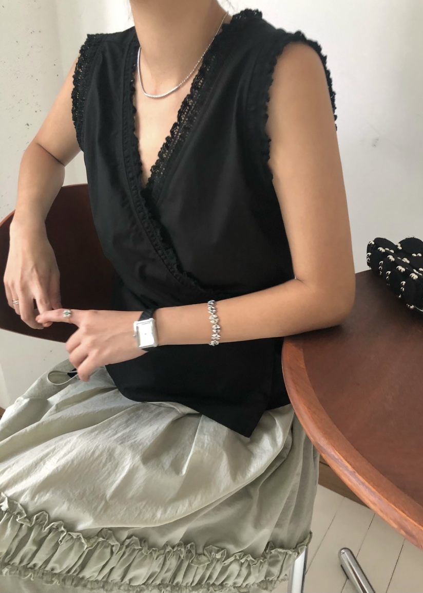 OUPPT韓國㊣直郵東大門代購女裝新品25春夏休閑時尚推薦馬甲OUPPT馬甲圖色2
