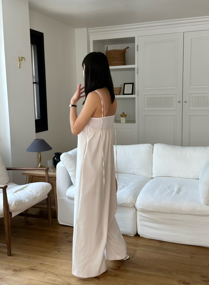 LE VASE直郵韓國代購㊣女裝新款人氣25春夏時尚休閑連體褲LE VASE連體褲