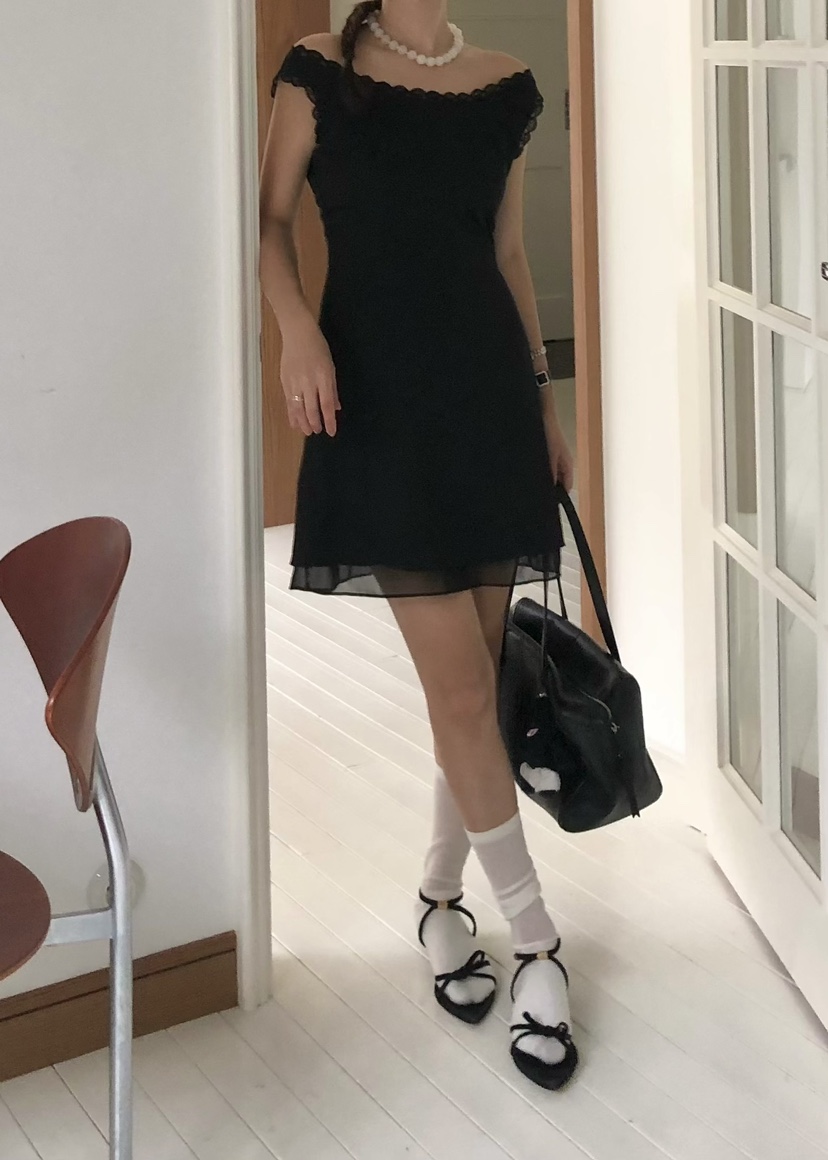 OUPPT直郵韓國代購㊣女裝新品時尚熱賣25春夏推薦休閑連衣裙OUPPT連衣裙