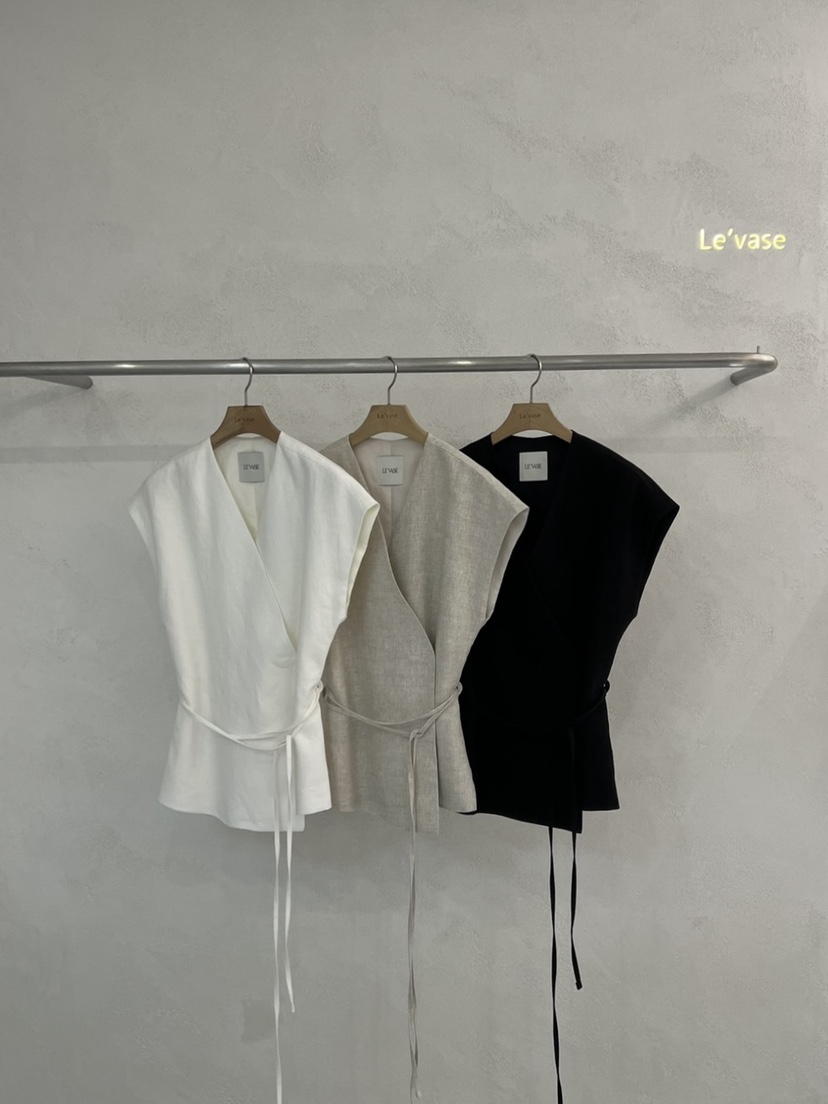 LE VASE韓國㊣直郵東大門代購女裝新品25春夏休閑夾克含腰繩LE VASE夾克