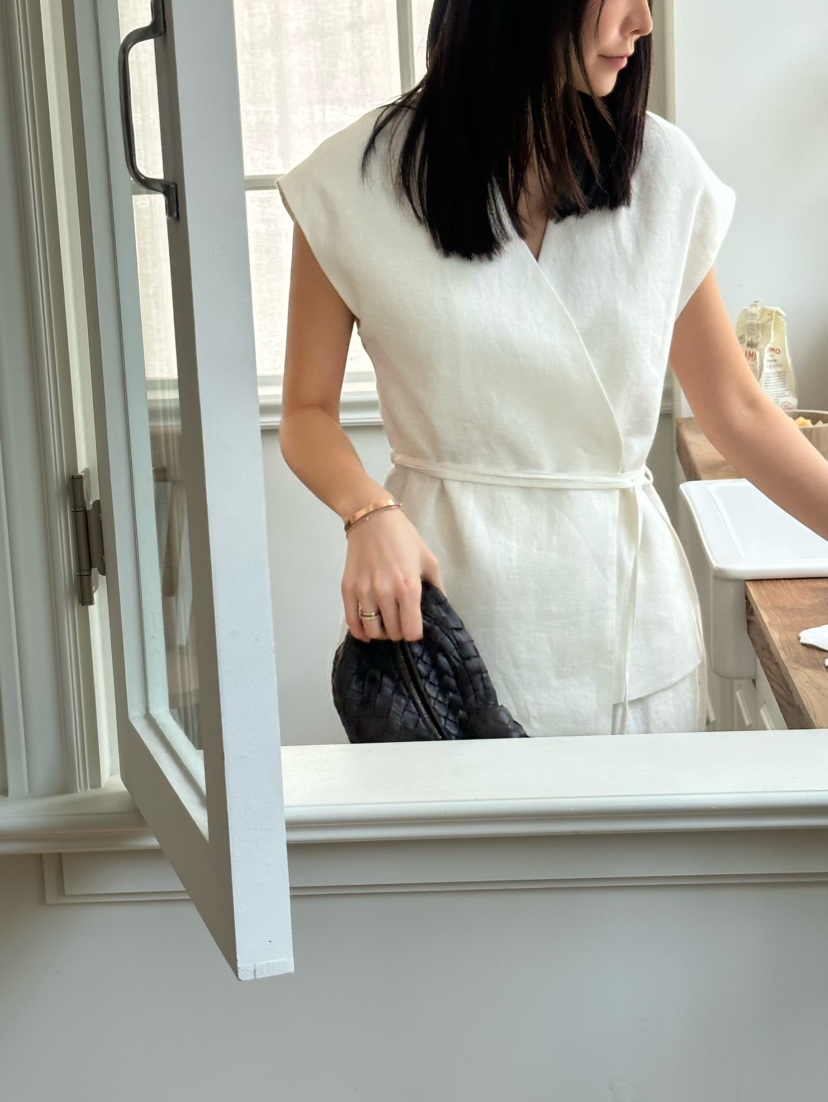 LE VASE韓國㊣直郵東大門代購女裝新品25春夏休閑夾克含腰繩LE VASE夾克