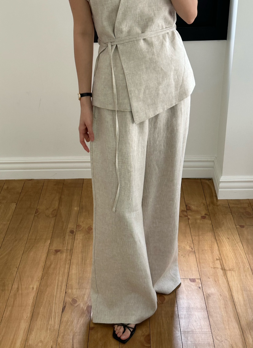 LE VASE韓國㊣直郵東大門代購女裝新品25春夏休閑夾克含腰繩LE VASE夾克
