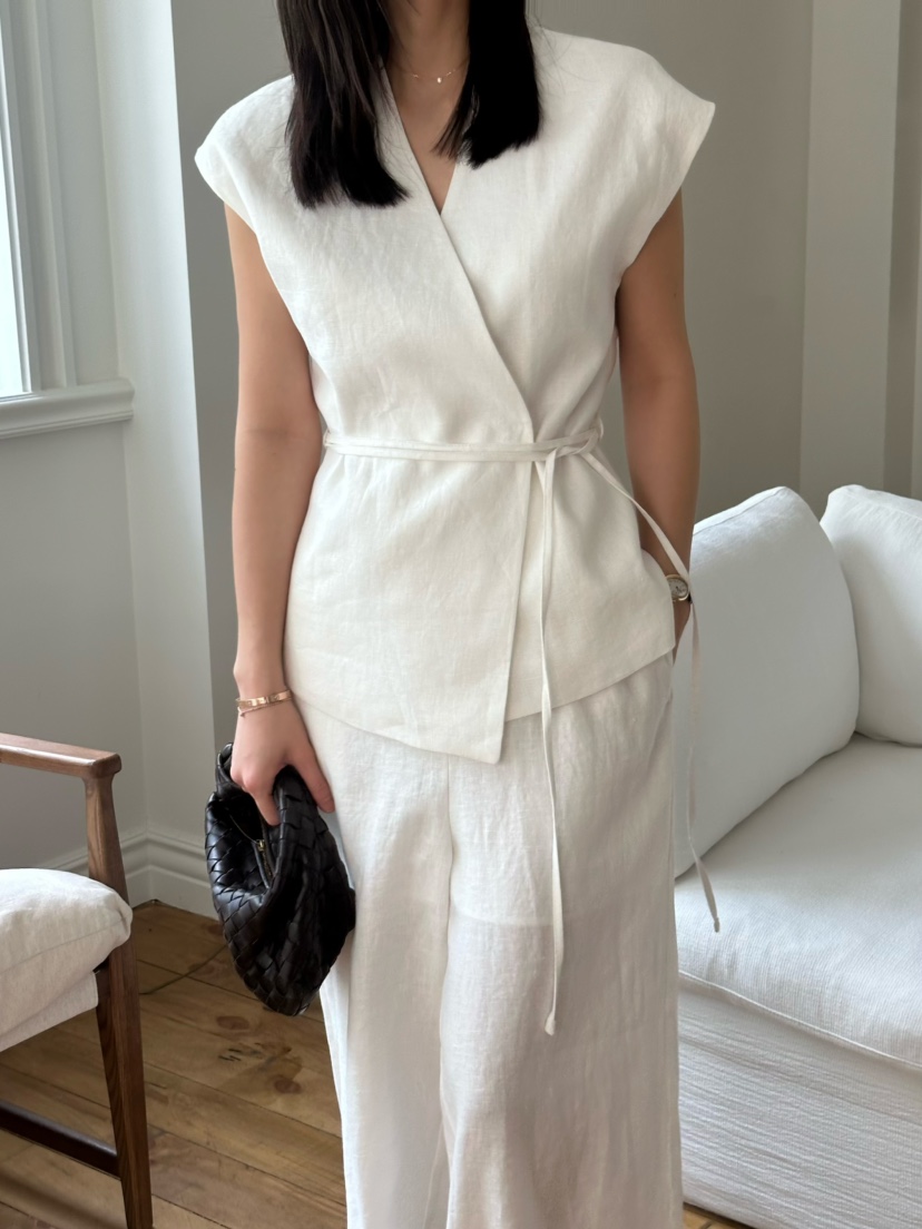 LE VASE韓國㊣直郵東大門代購女裝新品25春夏休閑夾克含腰繩LE VASE夾克圖色1