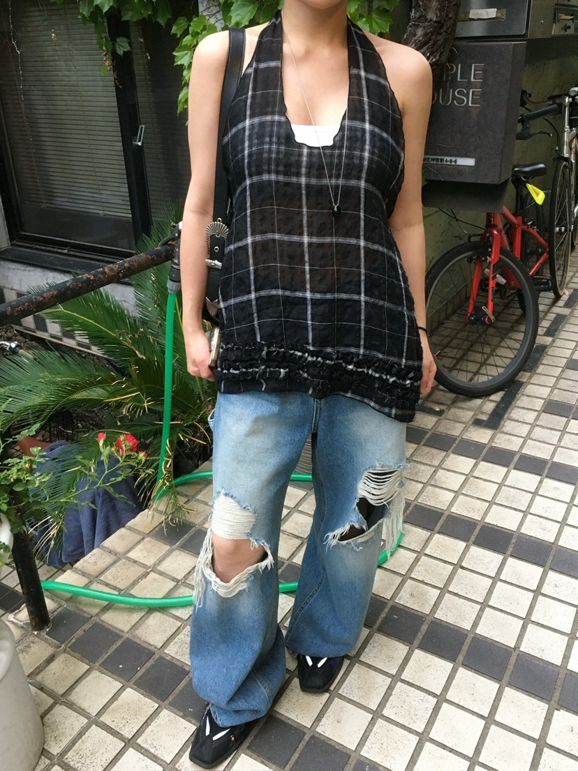 AWESOMESAUCE直郵韓國代購㊣女裝新品熱賣時尚推薦吊帶背心AWESOME SAUCE吊帶/背心