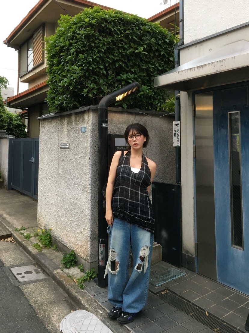 AWESOMESAUCE直郵韓國代購㊣女裝新品熱賣時尚推薦吊帶背心AWESOME SAUCE吊帶/背心