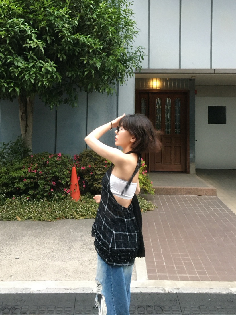 AWESOMESAUCE直郵韓國代購㊣女裝新品熱賣時尚推薦吊帶背心AWESOME SAUCE吊帶/背心