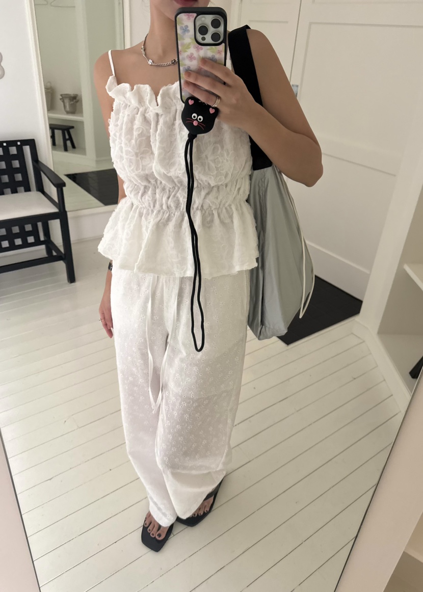 OUPPT韓國直郵㊣女裝新款休閑推薦熱賣時尚25春夏人氣吊帶背心OUPPT吊帶/背心
