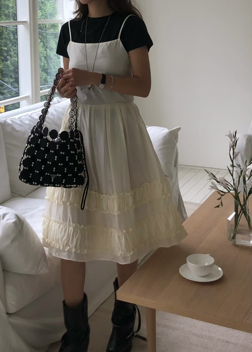 OUPPT韓國㊣直郵東大門代購女裝新款熱賣休閑推薦時尚連衣裙OUPPT連衣裙圖色2